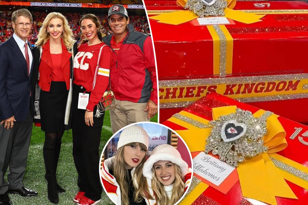 Taylor Swift, Brittany Mahomes gifted elaborate presents from Hunt family