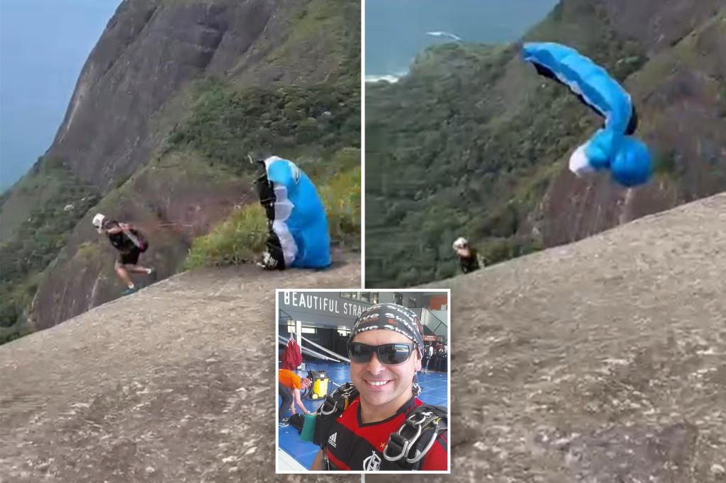 Skydiving instructor jumps off cliff before fatal fall