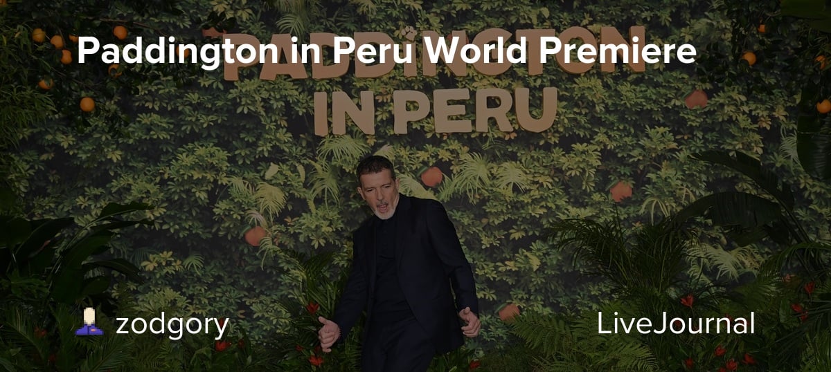 Paddington in Peru World Premiere