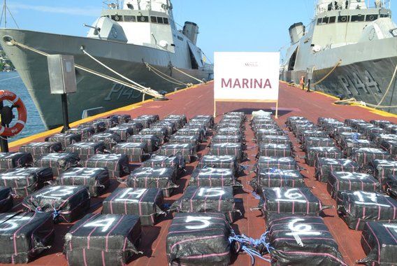 Mexican Navy seizes nearly 8,000 pounds of cocaine from boat