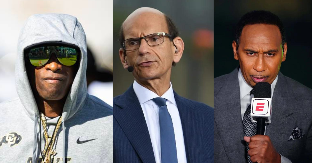 Stephen A. Smith Becomes Coach Prime’s Advocate to Counterattack Paul Finebaum’s Take on Colorado’s Playoff Bid