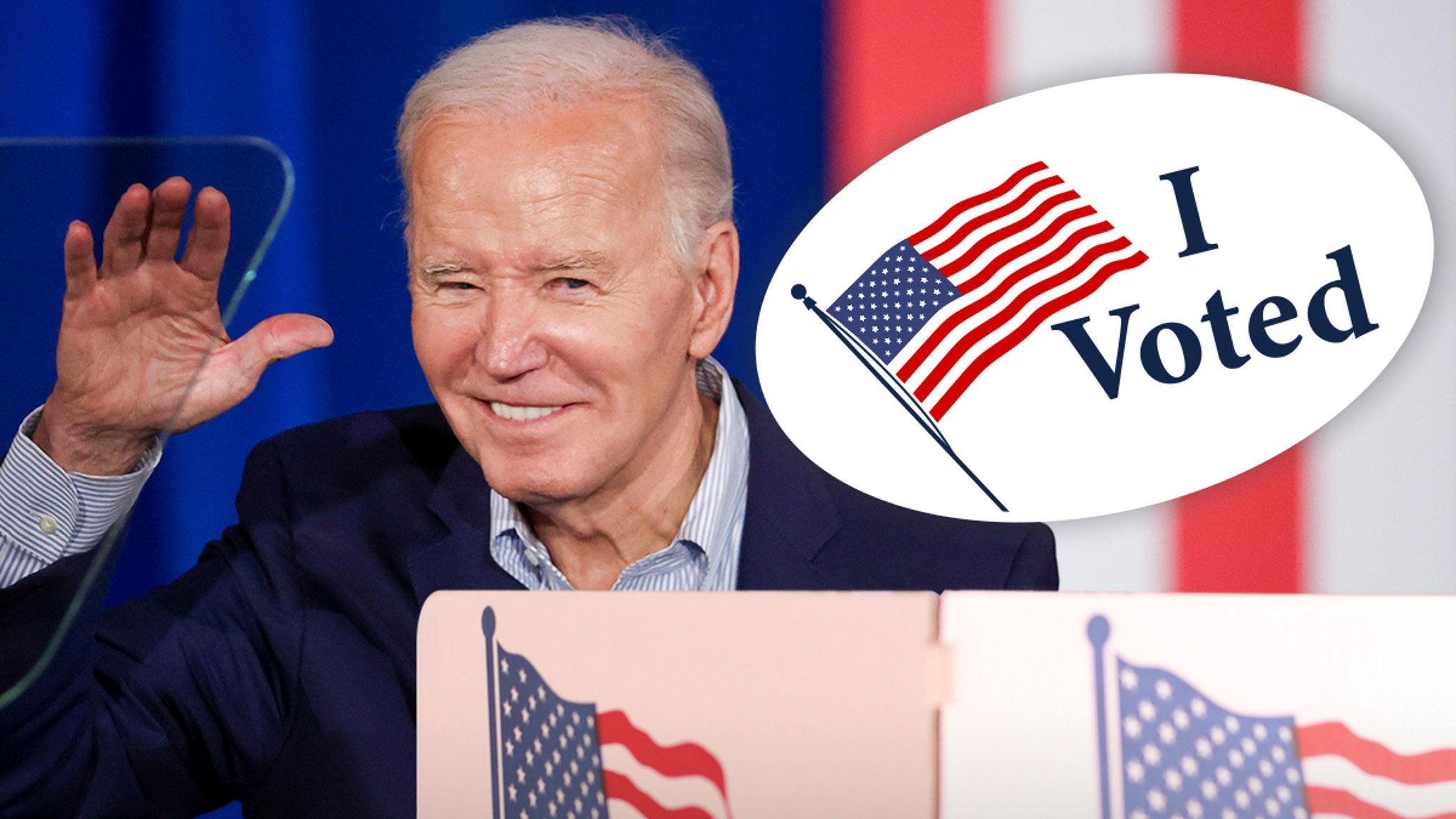 President Joe Biden Votes a Week Early Amid Deadlocked Race