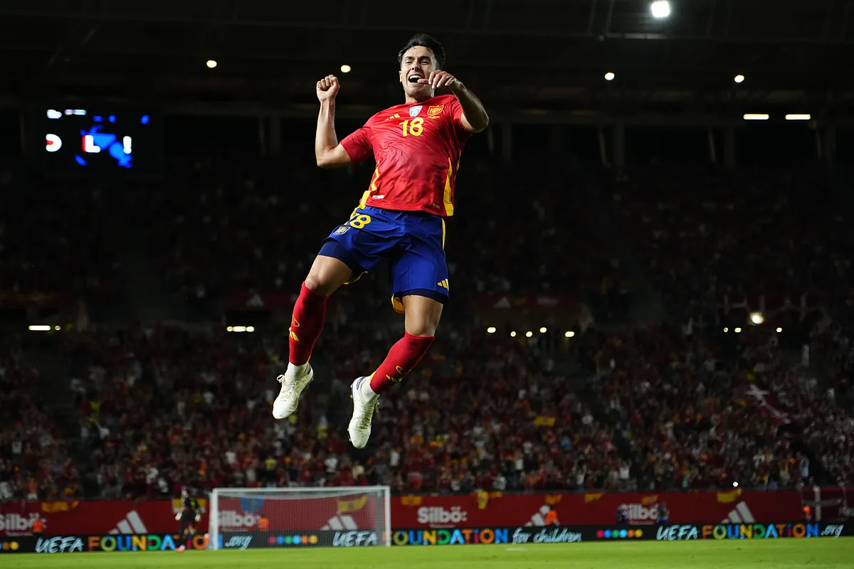 Zubimendi saca el colmillo para llevar a España al liderato de su grupo en la Nations League