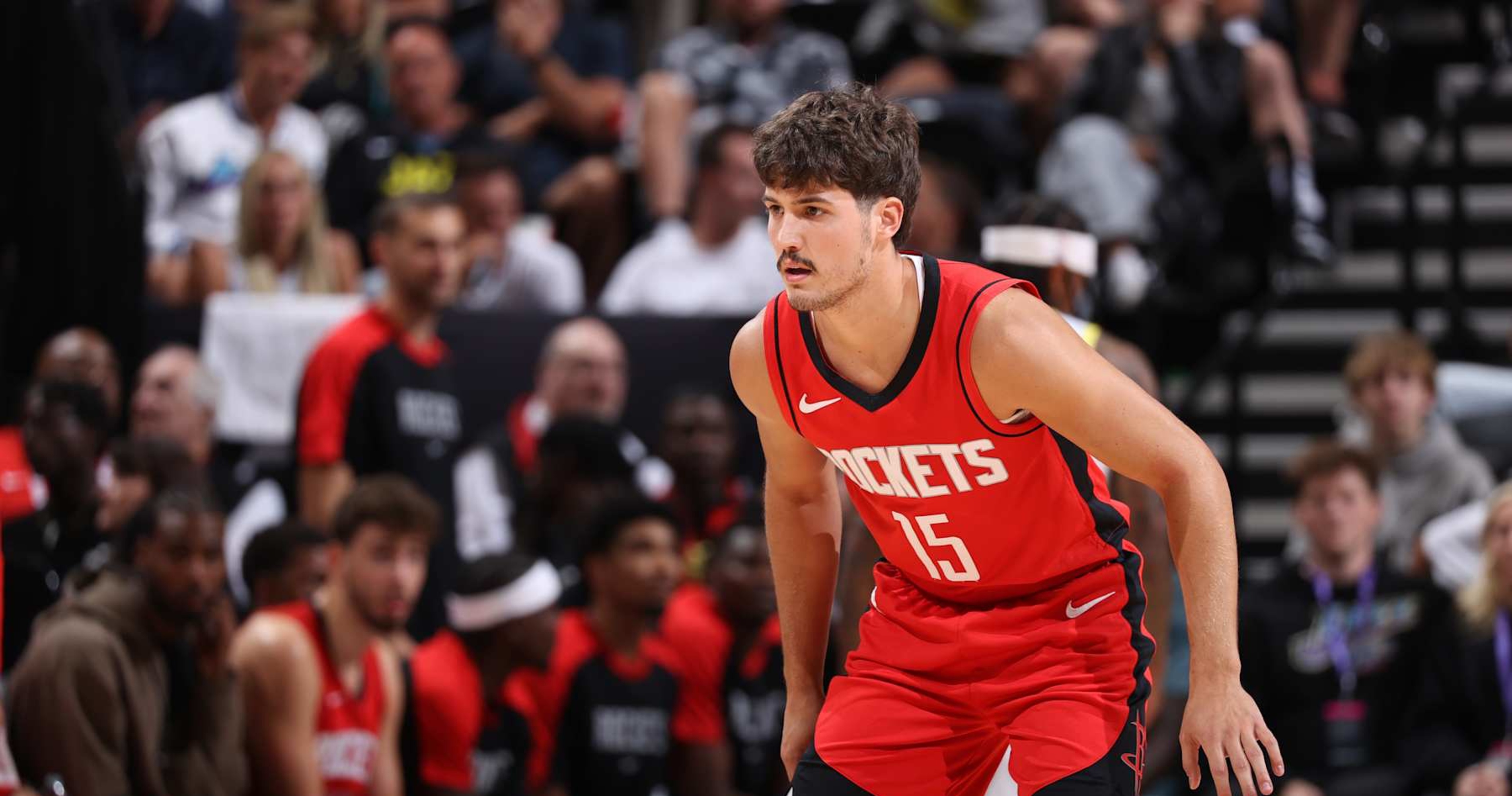 Rockets' Reed Sheppard Disappoints NBA Fans with Quiet Preseason Debut vs. Jazz