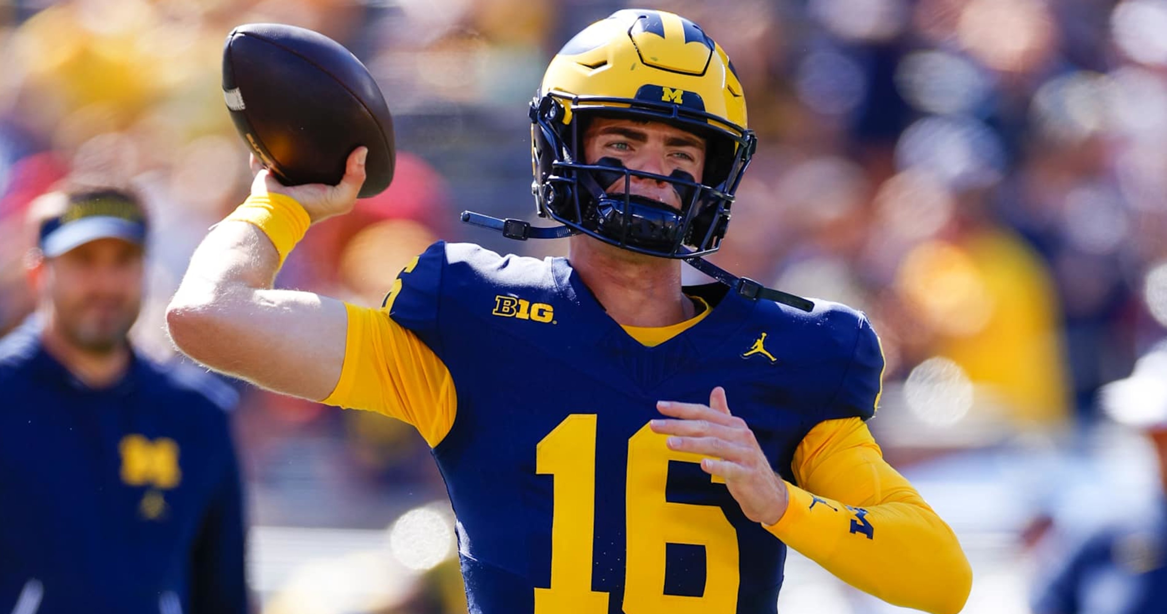 Report: Davis Warren Named Michigan Qb1 over Alex Orji for MSU Game by Sherrone Moore