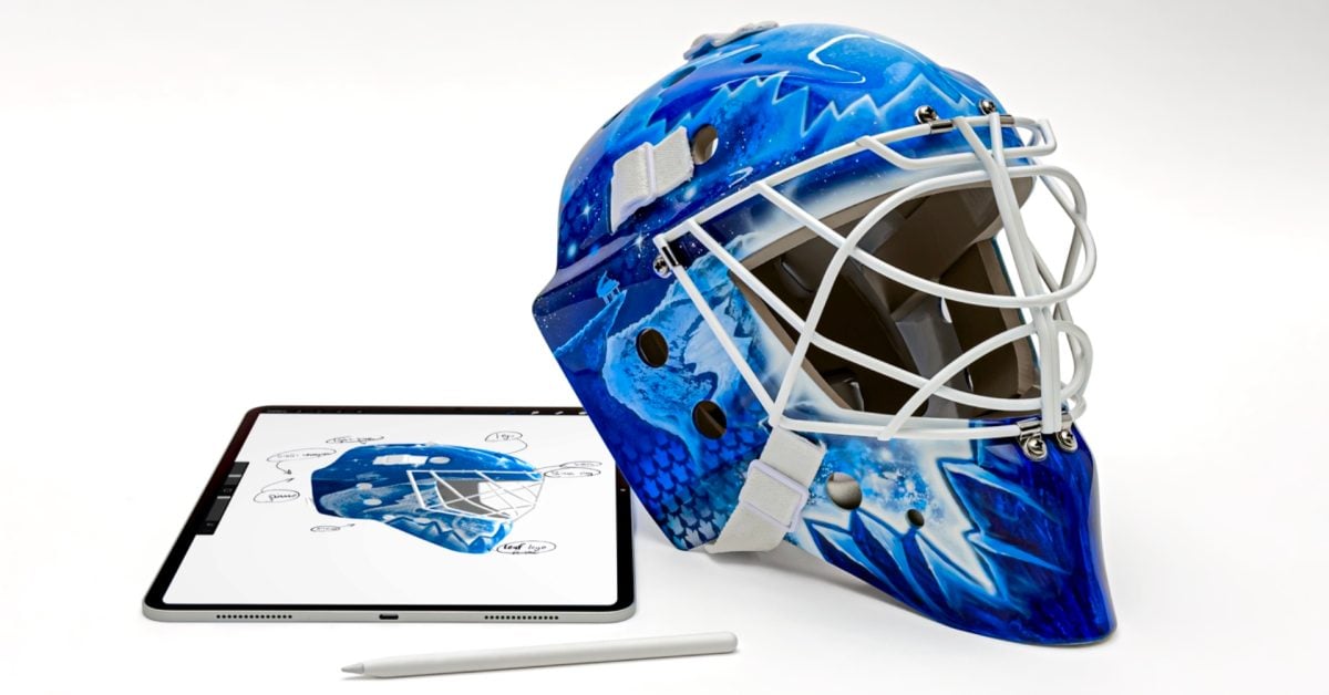 Made on iPad: NHL goalies’ iconic mask designs come to life with iPad Pro and Apple Pencil Pro