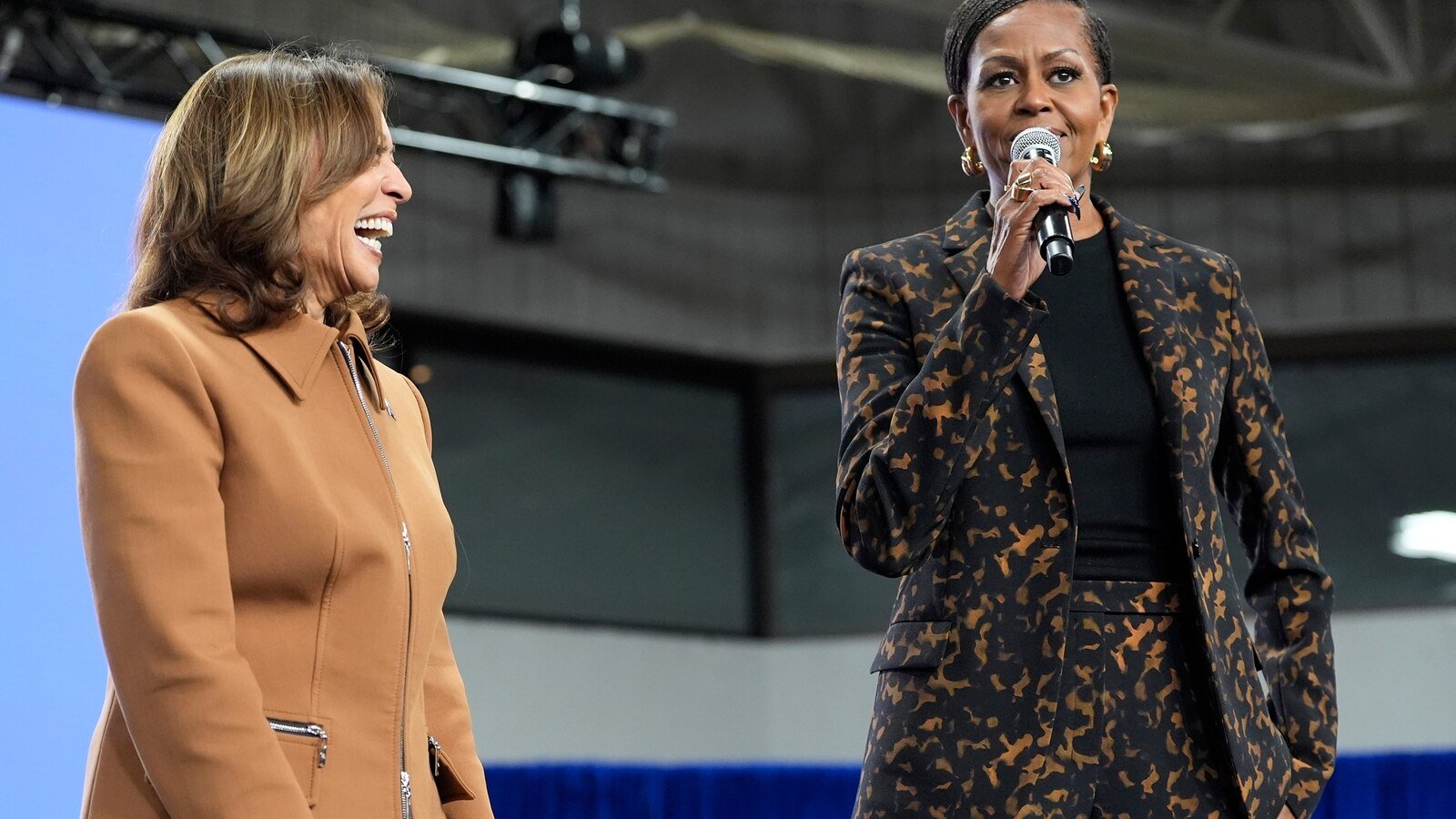 2024 election updates: Michelle Obama, Harris pump up Michigan crowd