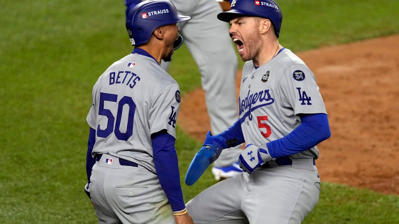 Dodgers overcome a 5-run deficit to win the World Series against the New York Yankees