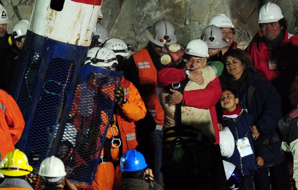 October 13, Chilean miners rescued after 69 days underground