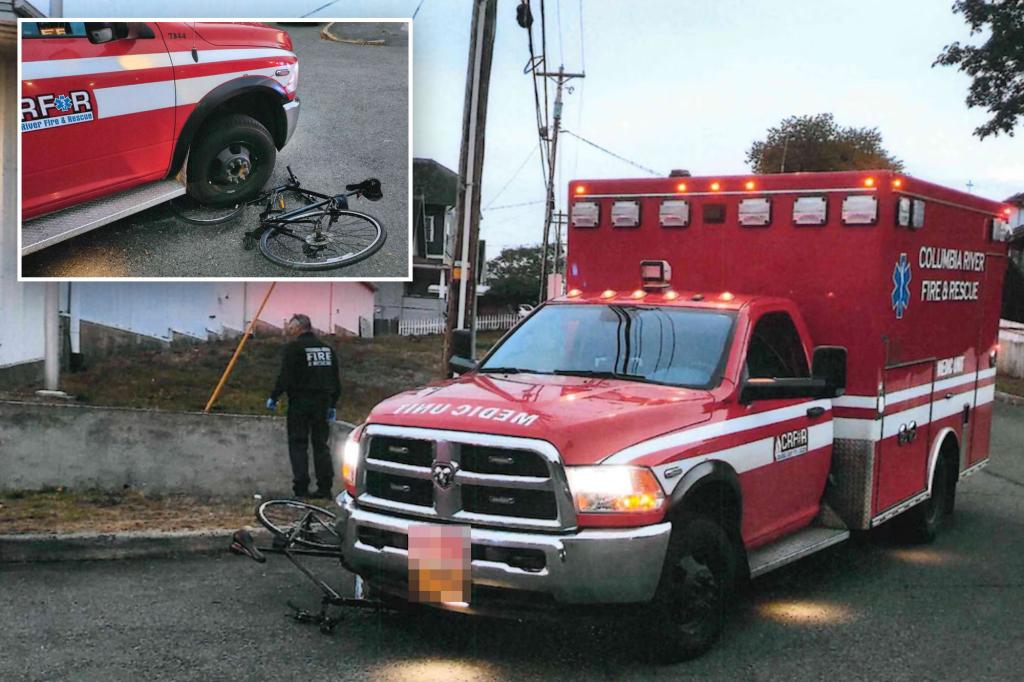 Ambulance hits Oregon cyclist then charges him $2K for a ride to the hospital: lawsuit