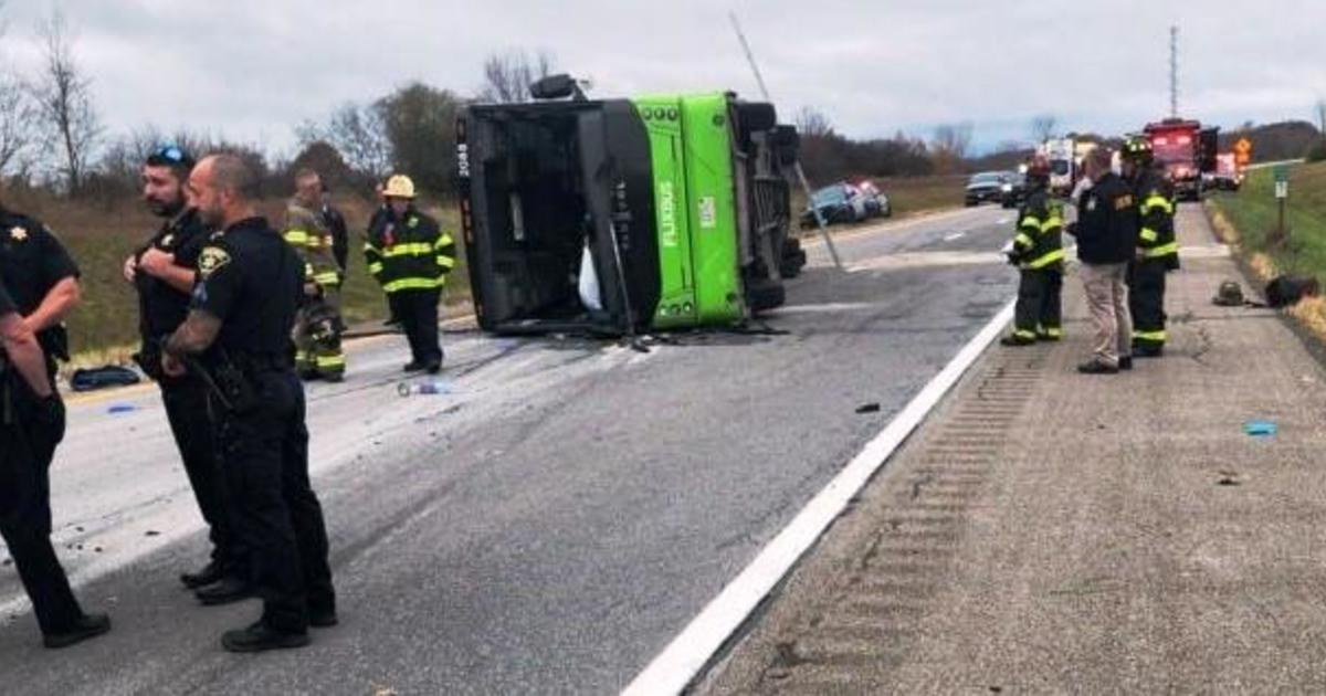 Bus overturns near Rochester, New York, sending dozens to hospitals