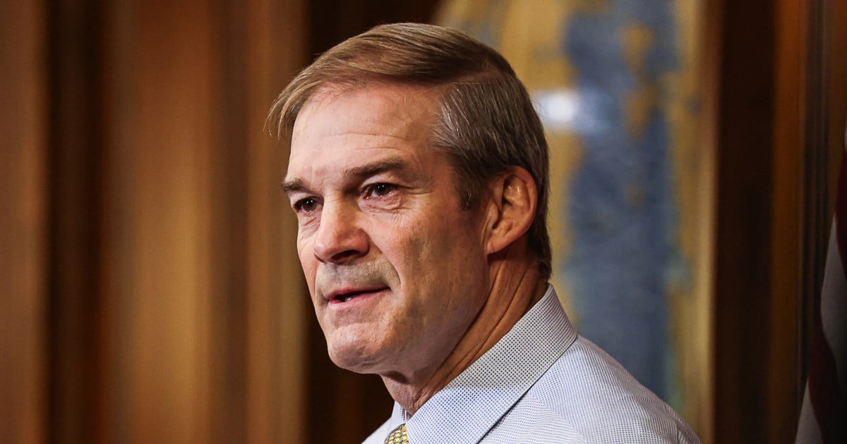 Rep. Jim Jordan leaves the door open for special counsel Jack Smith to testify before Congress