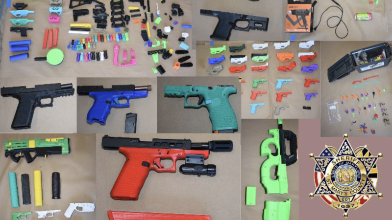 Maryland man wanted after arsenal of weapons found, including 3D-printed ‘ghost guns’