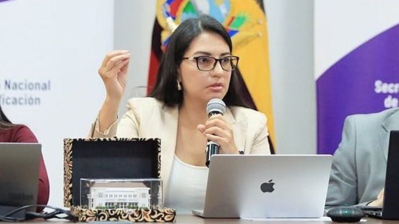 Daniel Noboa designa a Sariha Moya como vicepresidenta encargada en reemplazo de Verónica Abad que fue sancionada