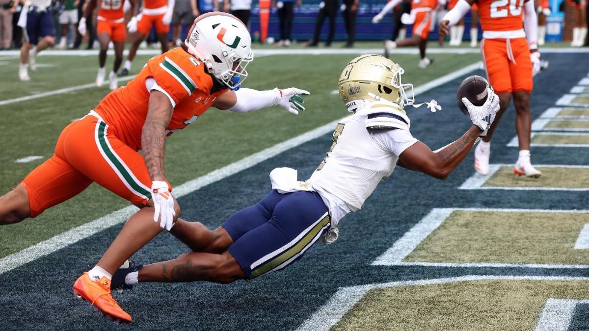 2024 college football upset tracker: Georgia Tech knocks off No. 4 Miami in Week 11 shocker