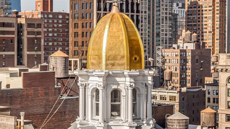 Lavish gold-domed penthouse in New York City on sale for $25 million