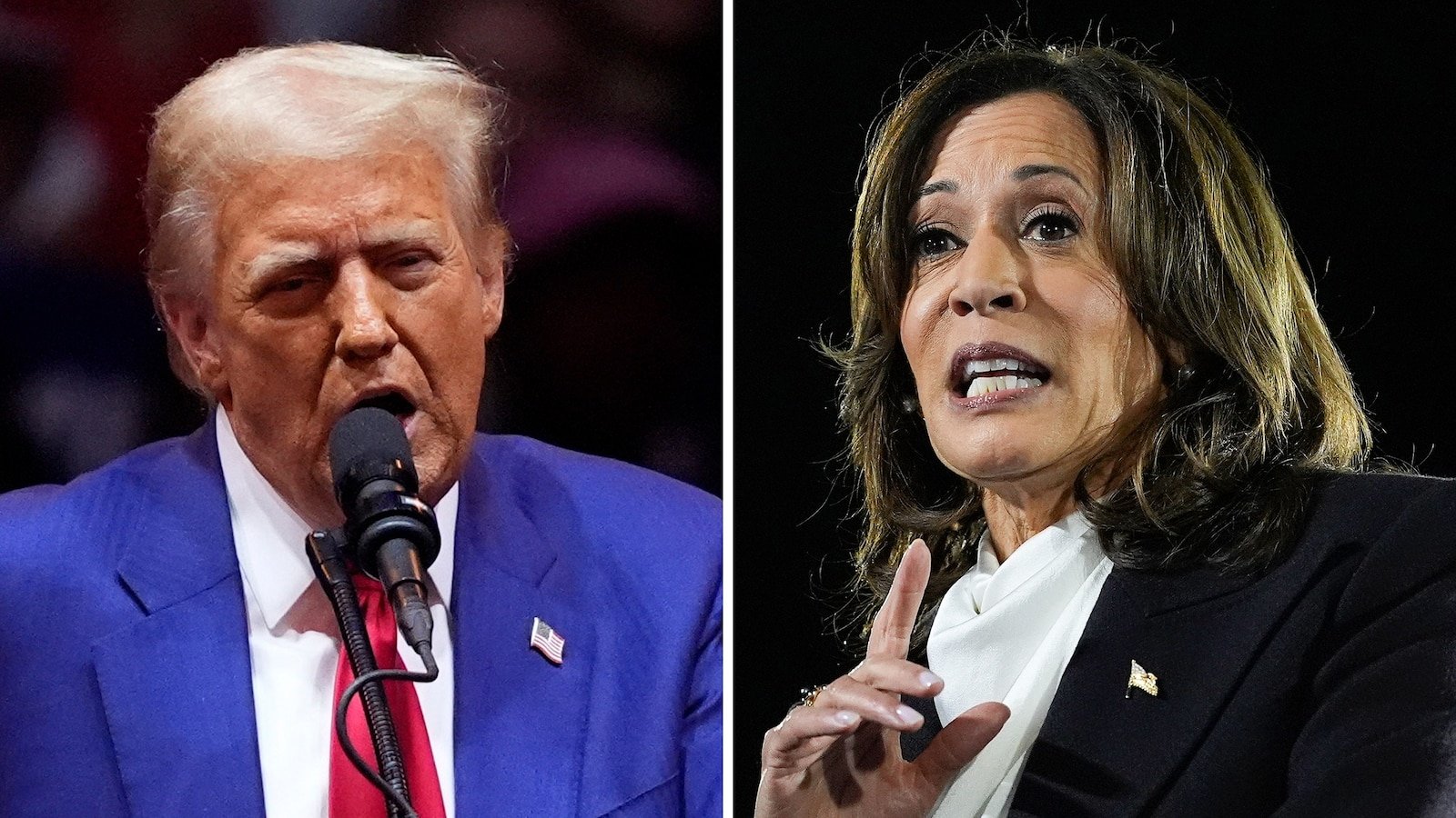 What are the swing state paths to 270 electoral votes for Harris, Trump