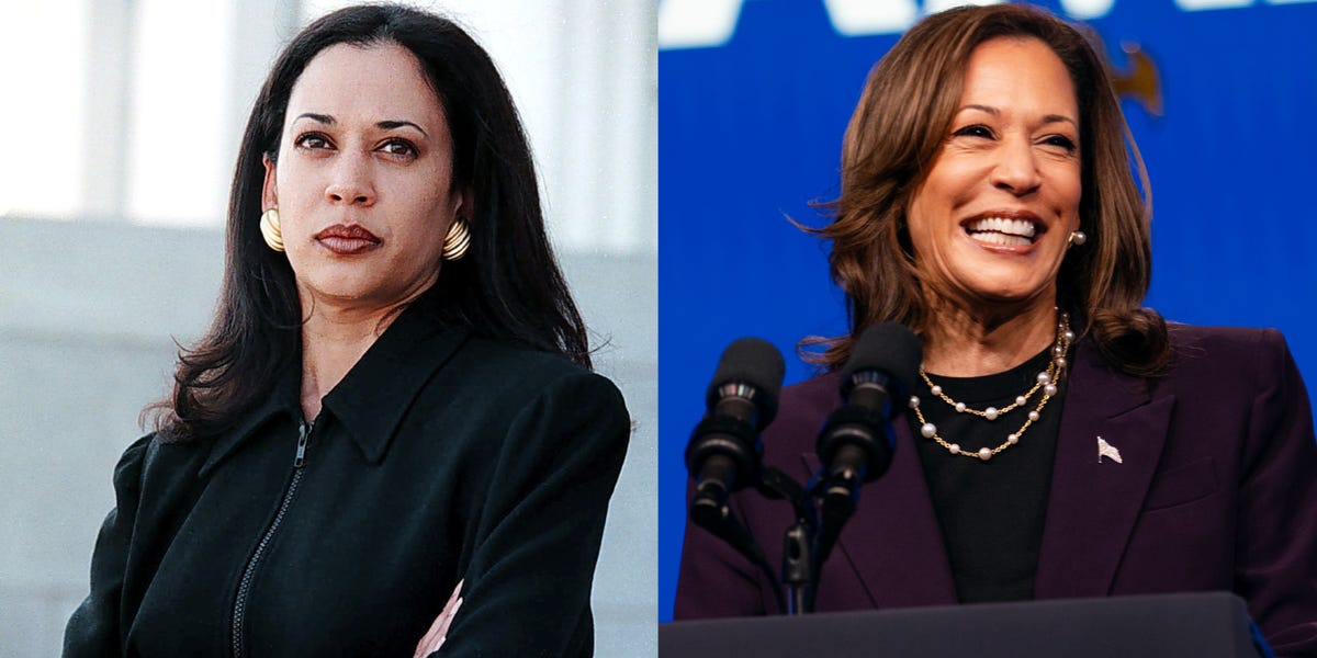 How Kamala Harris' style has changed throughout her career