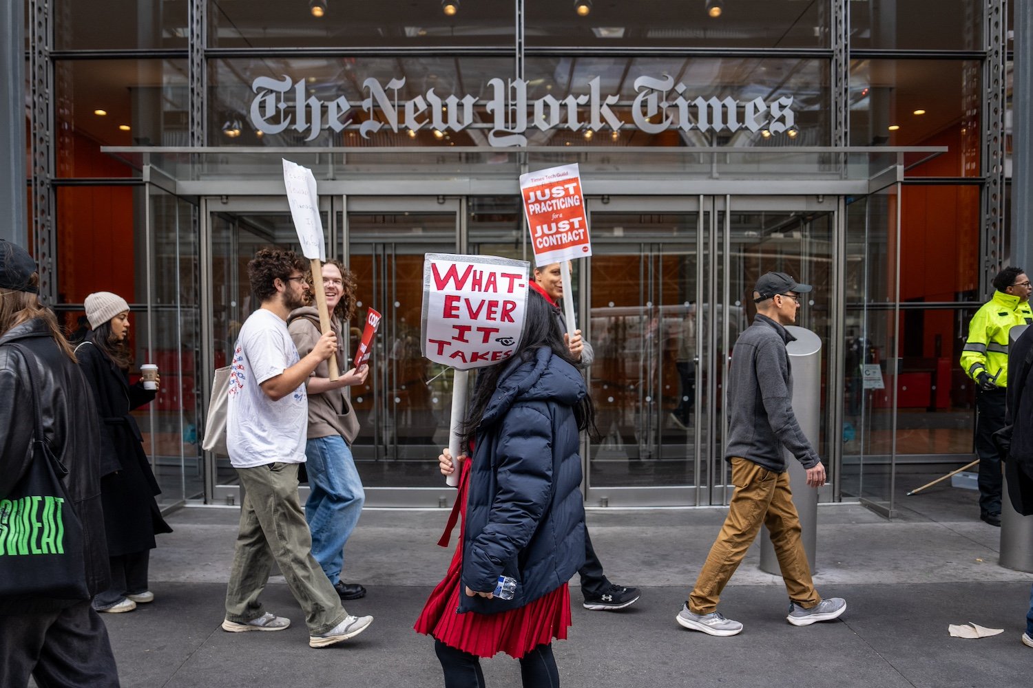 New York Times Tech Guild Ends Strike Without a Deal