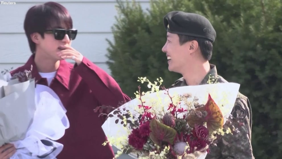 WATCH: BTS member J-Hope discharged from military