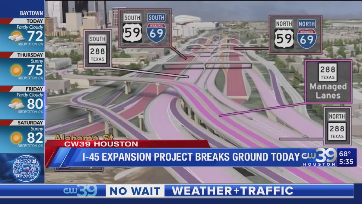 I-45 expansion project breaks ground