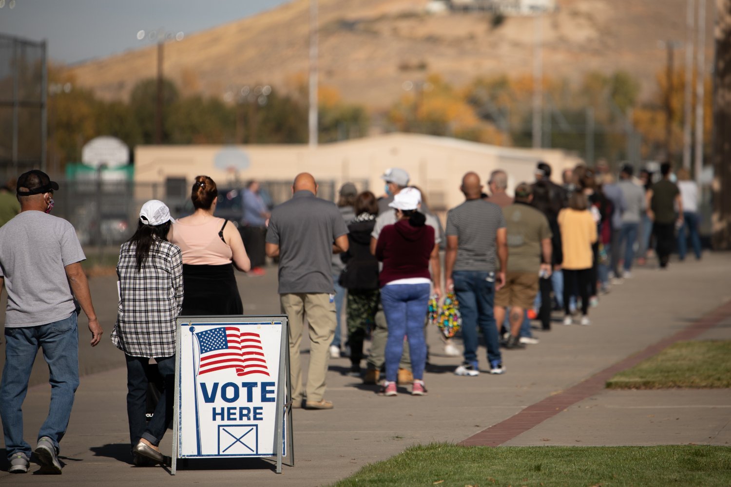 After Hurricane Helene’s Destruction, Voters in Key Swing States Are Showing Up in Force