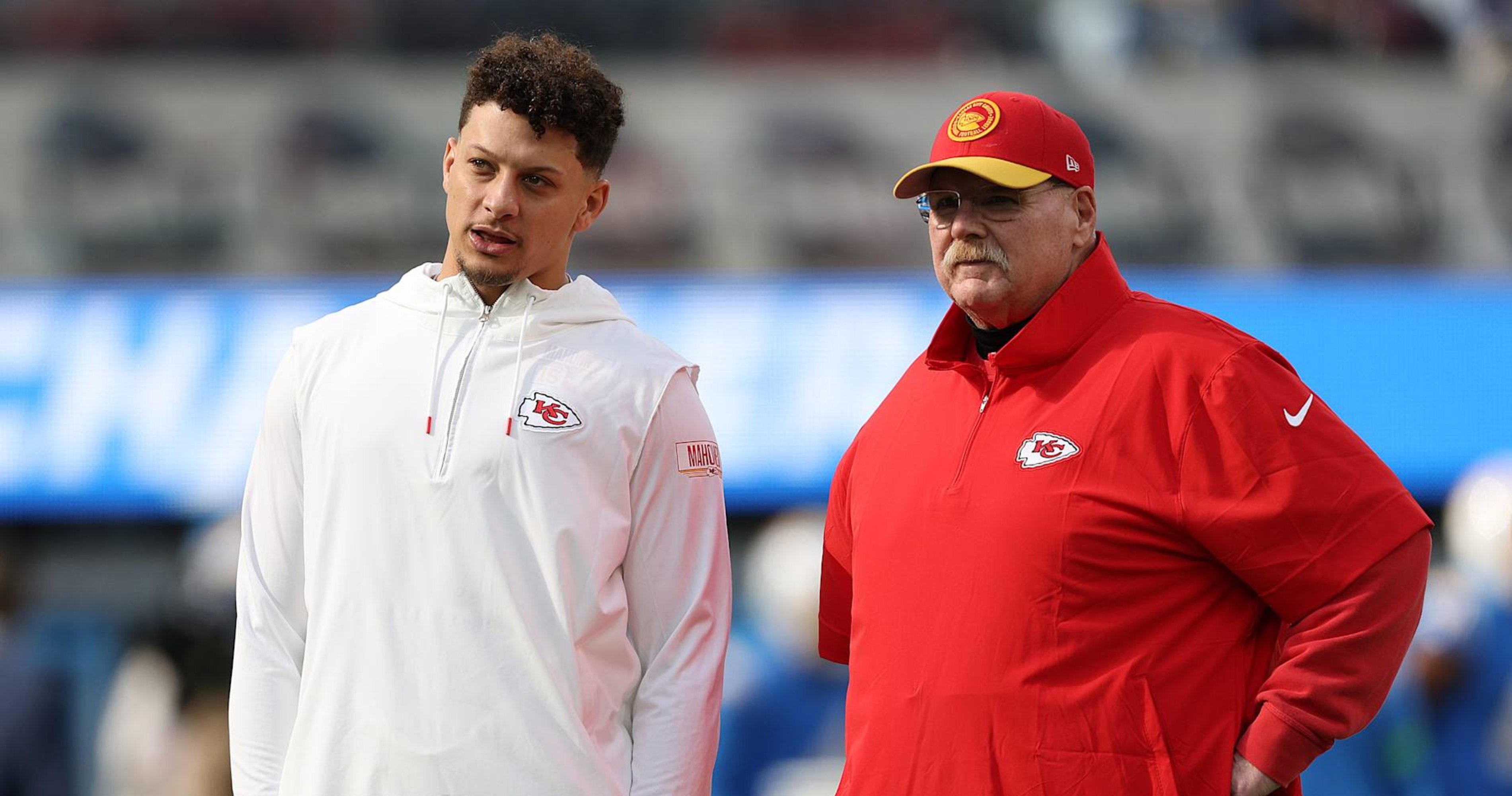 Video: Mahomes, Reid, Jones Attend HS Football Game to Support Chiefs Coaches' Sons