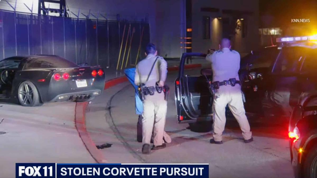 15-Year-Old In A C6 Corvette Runs From California Police