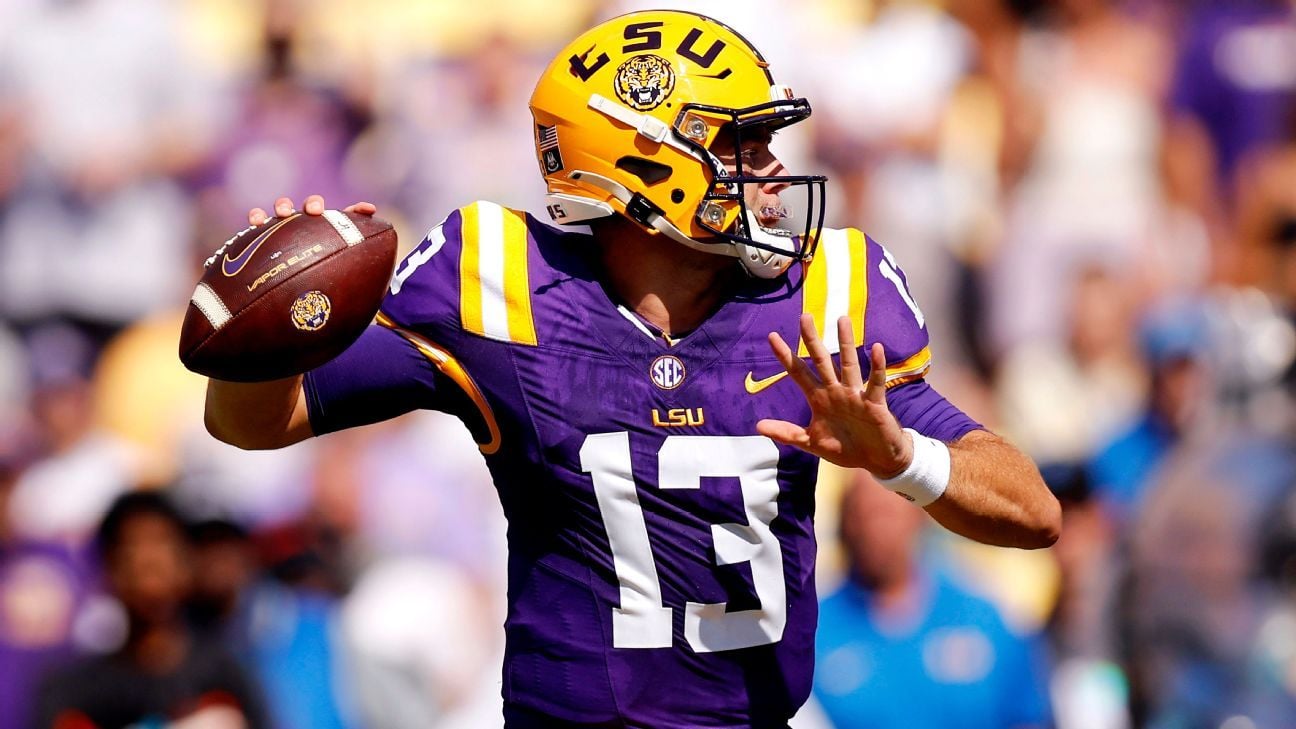 College football 2024 Week 9 schedule: LSU at Texas A&M