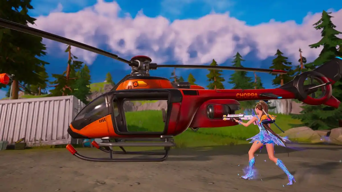 How to find helicopters in Fortnite Remix