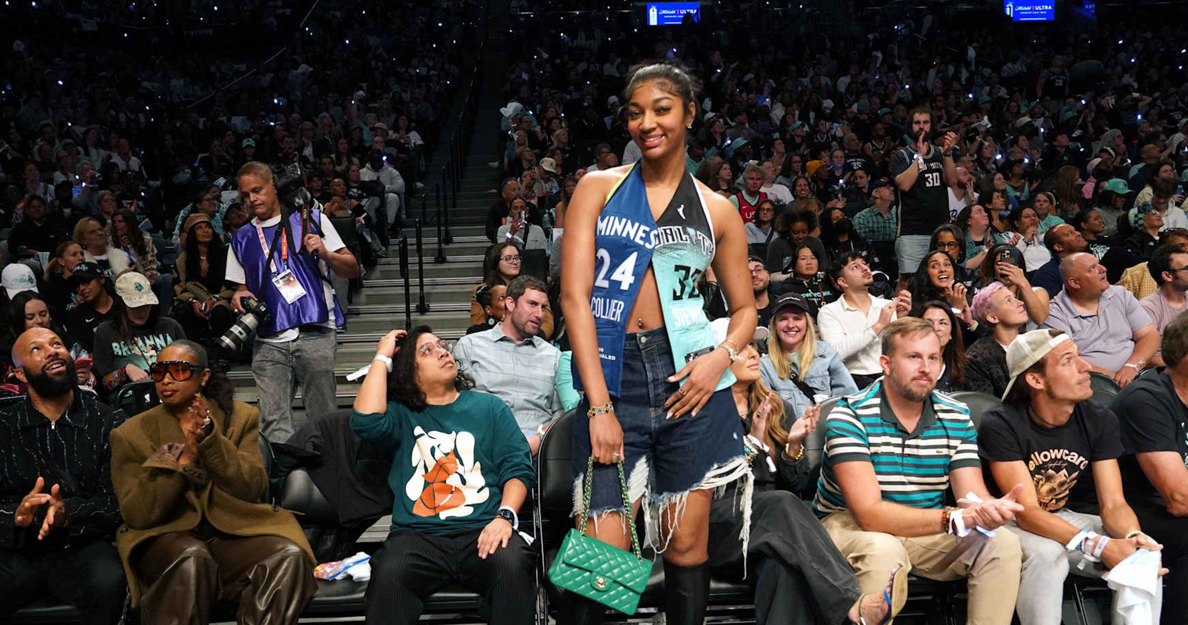 WNBA's Angel Reese Jokes About Old Photo With UConn's Geno Auriemma