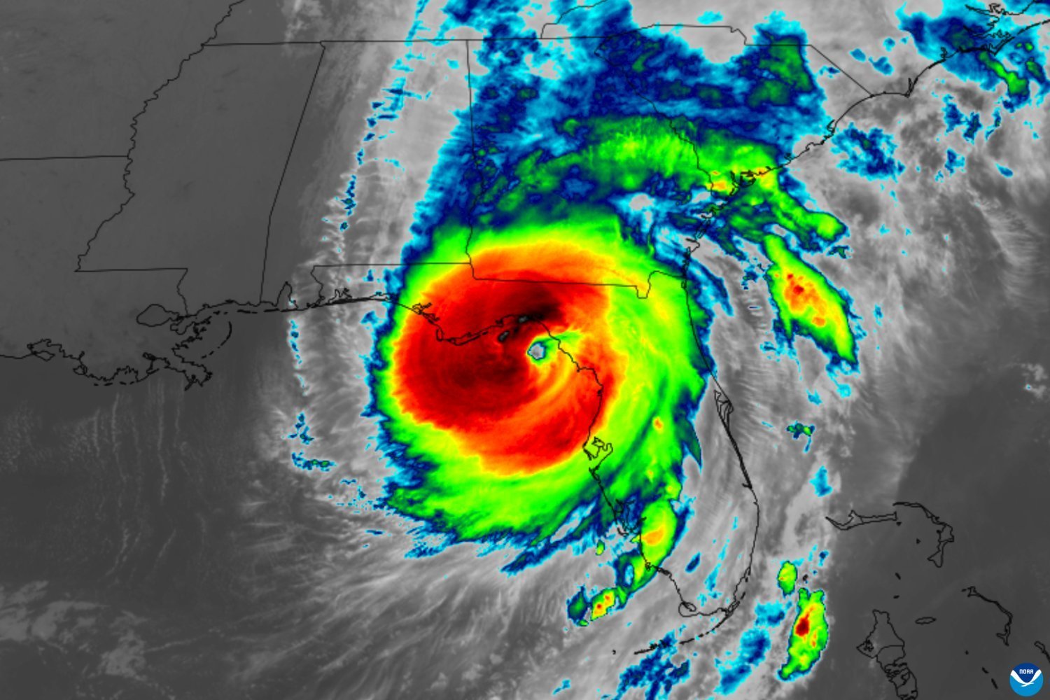 NASA Captures Stunning Images of Gravity Waves From Hurricane Helene’s Fury