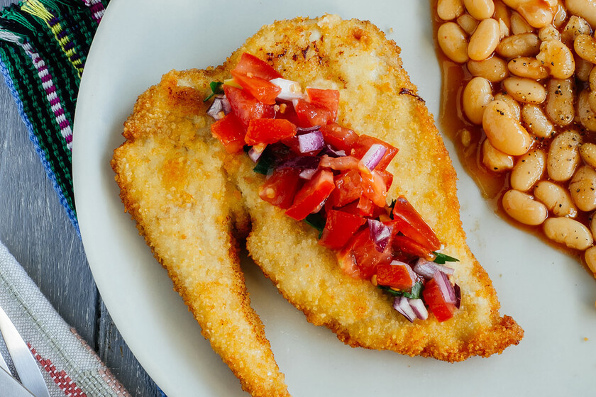 Milanesa de pollo, receta para una cena súper fácil