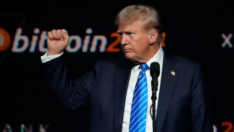 A Trump bitcoin promise is what crypto fans once fought against. They love it anyway