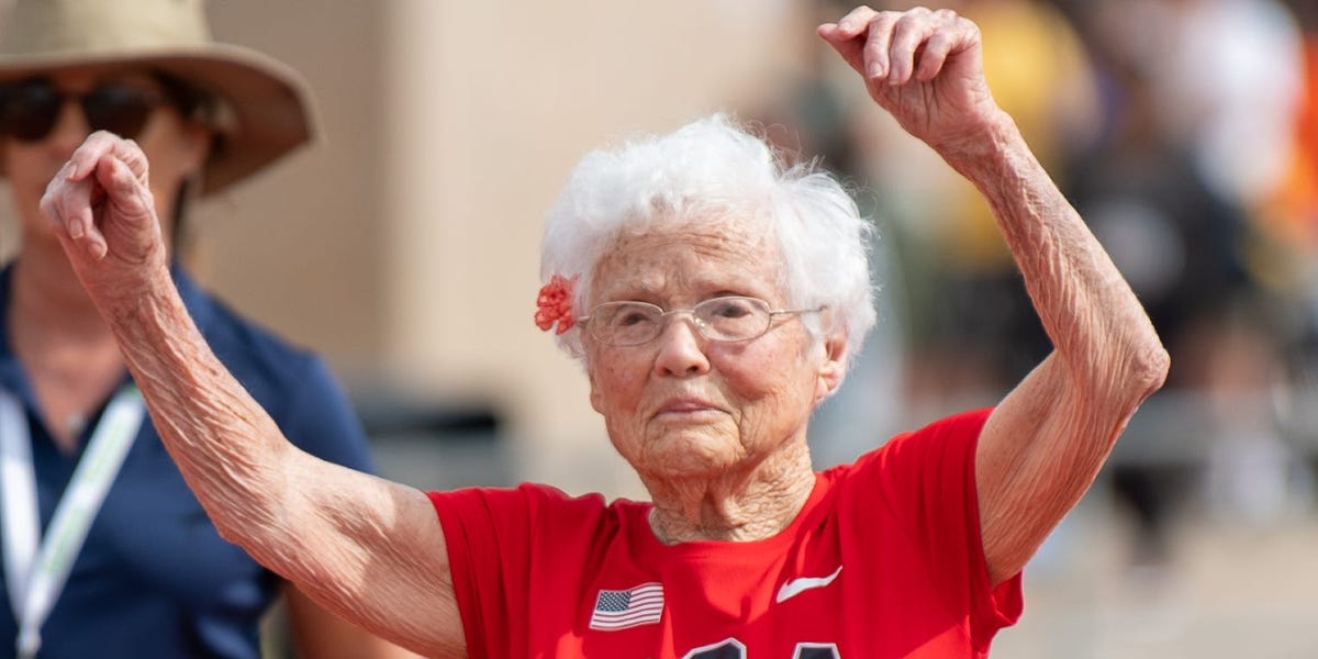 Julia Hawkins, a record-setting centenarian runner, dies at 108. Here are her 5 longevity tips.