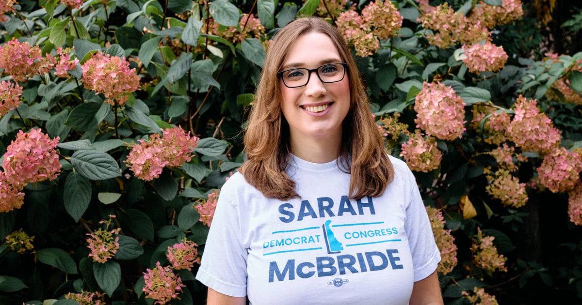 Sarah McBride becomes the first out transgender person elected to Congress