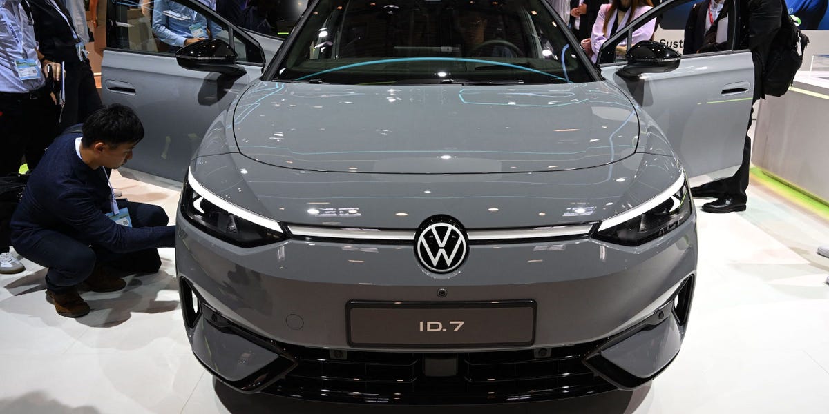 Volkswagen stumbles in China as Germany's auto giants struggle to compete in the EV race