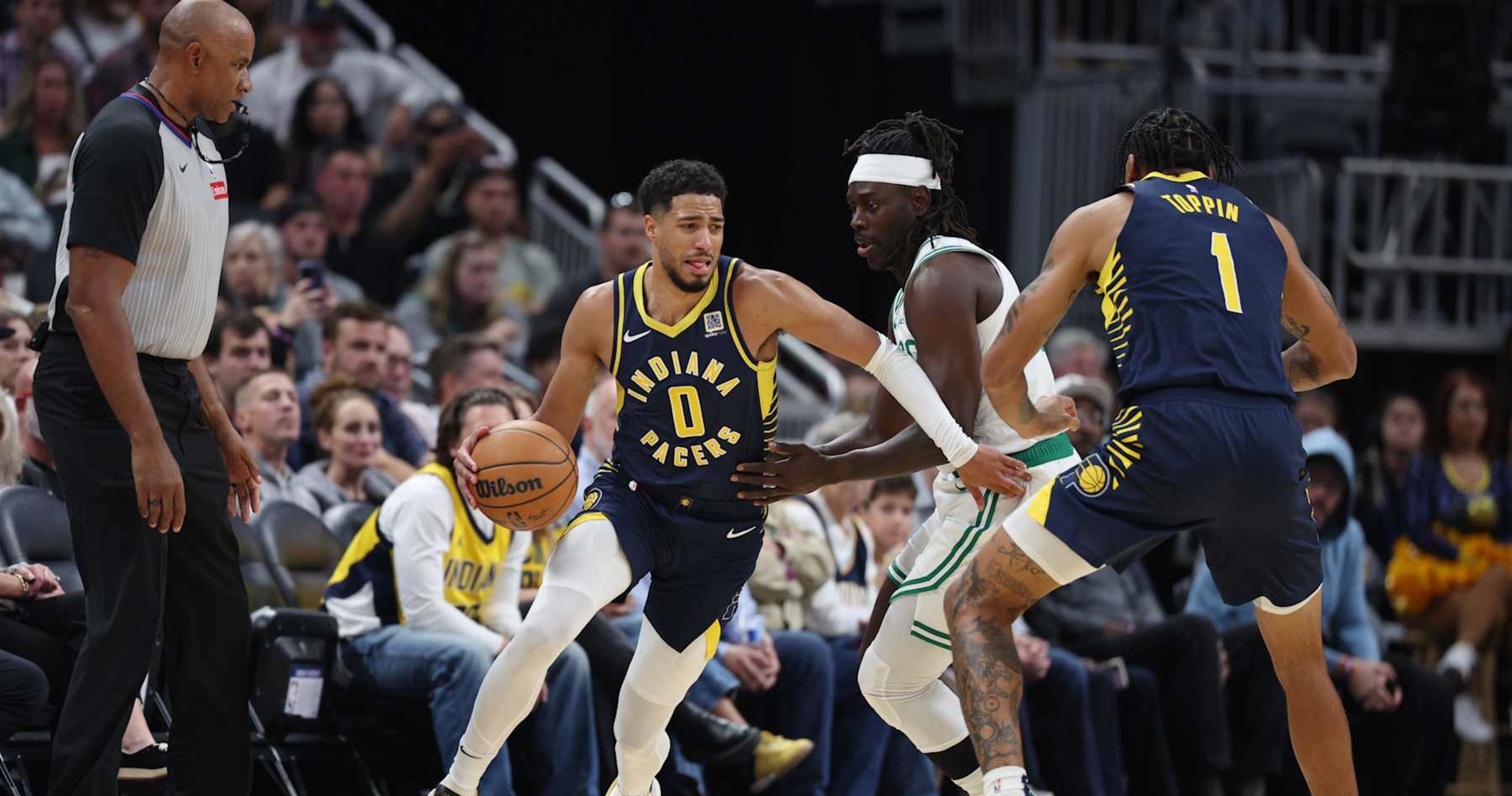 Tyrese Haliburton, Pacers Hailed By NBA Fans for Holding Off Tatum, Celtics in OT Win