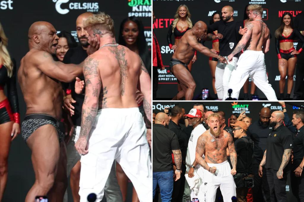 Here's why Mike Tyson slapped Jake Paul at pre-fight weigh-in