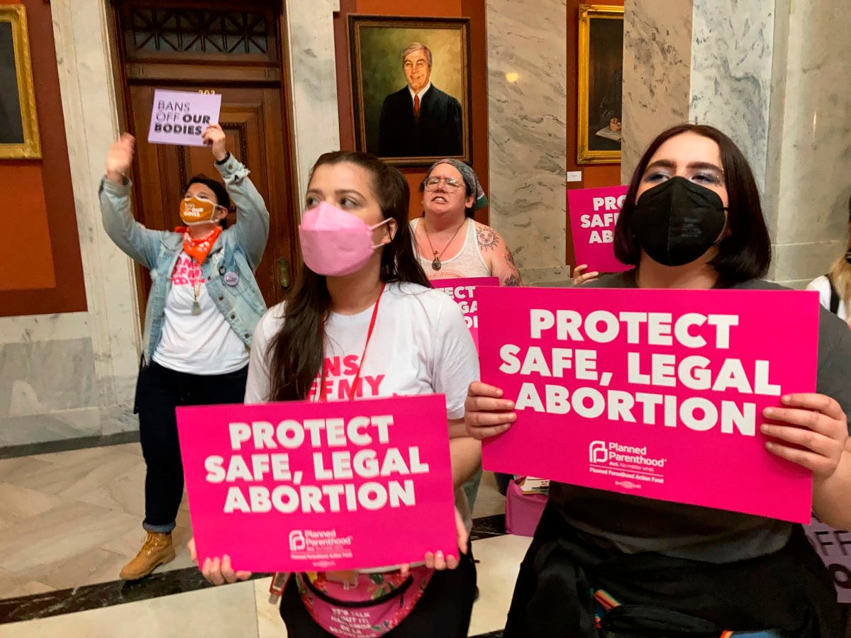 A pregnant woman sues for the right to an abortion in challenge to Kentucky's near-total ban