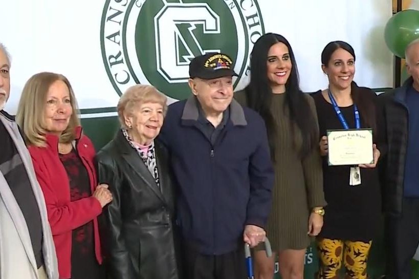 98-year-old Rhode Island man gets his high school diploma