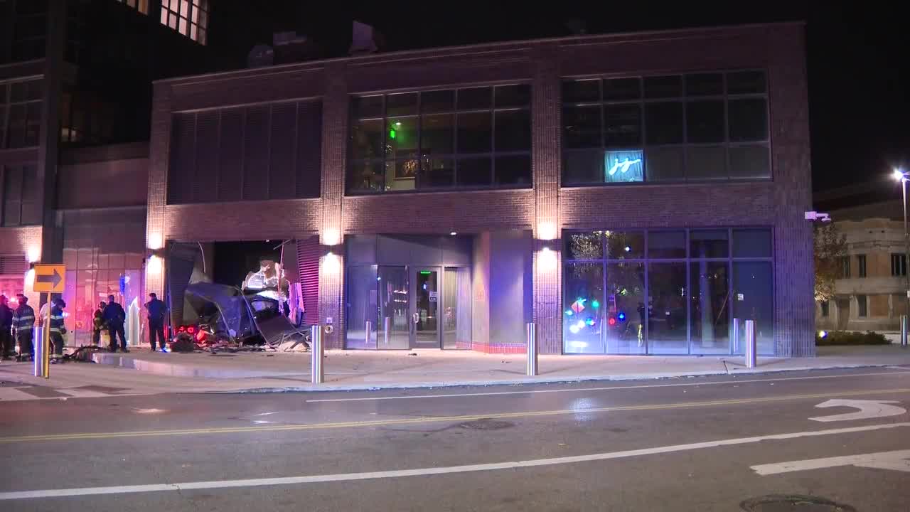 New video shows car crash into Ohio City restaurant