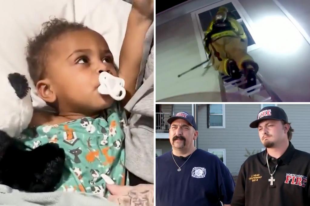 Hero firefighter rescues 2-year-old trapped in Texas apartment blaze by following toddler's desperate cries