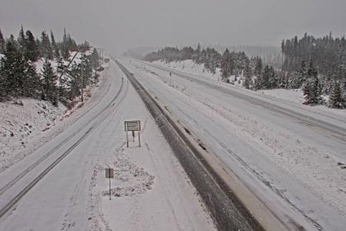 Okanagan Highways expecting 10-15 cm of snow: Environment Canada