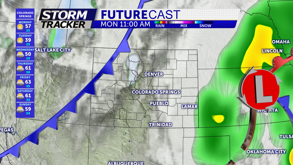 Cooler Temperatures/Snow for Higher Elevations