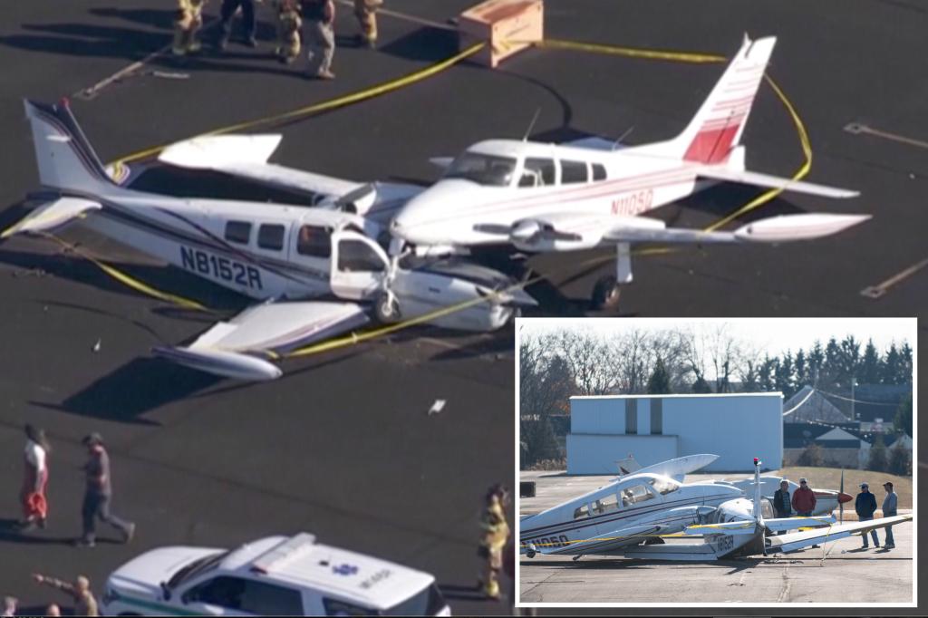 Officials say 2 taken to hospitals after small plane accident at Pennsylvania airport