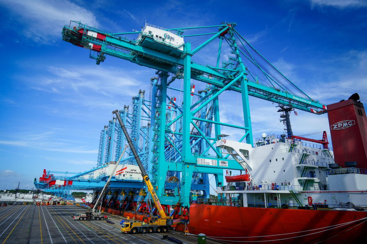 Port of Virginia gets new cranes, chassis pool upgrade