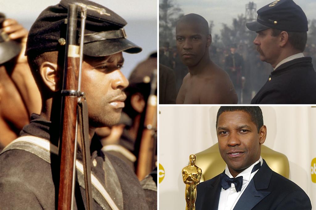 Denzel Washington said actor who whipped him in ‘Glory’ 'didn’t want to hit me'