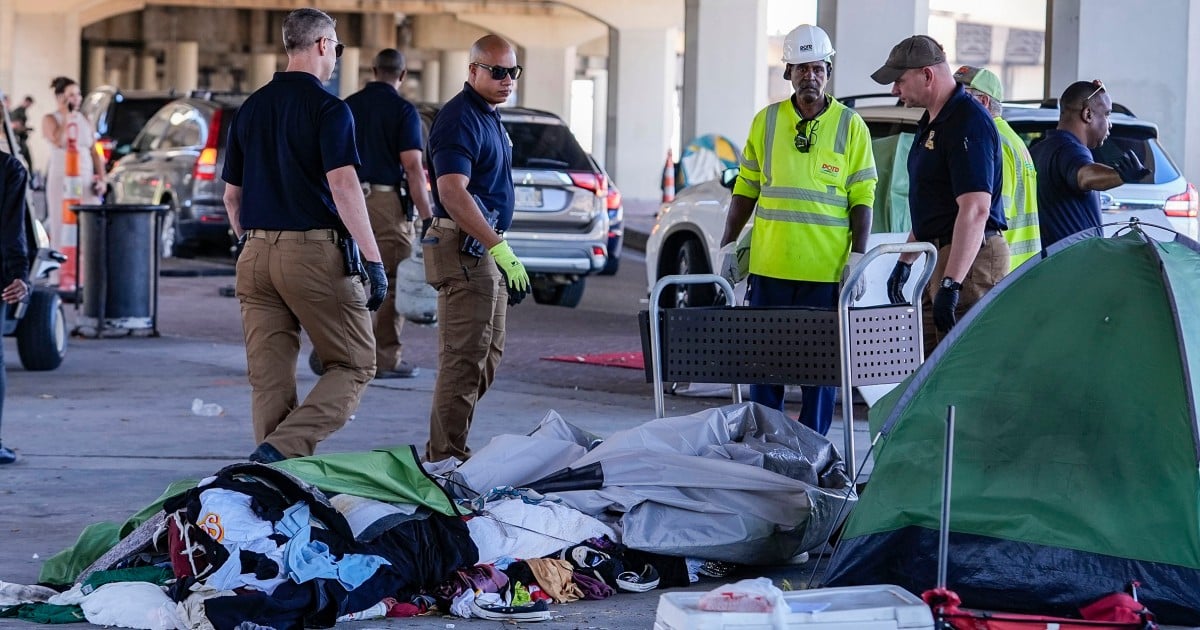 Louisiana forces relocation of homeless camp before Taylor Swift's New Orleans shows