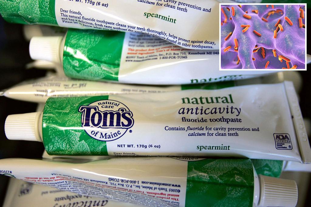 Tom's of Maine toothpaste made with bacteria-contaminated water: FDA